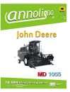John Deere Mähdrescher Typ 1055 Bild- Bedienungsanleitung & Bild Wartungsanleitung & Wartungsplan - annoligno 844